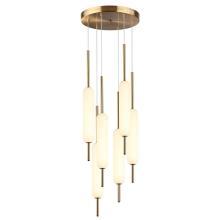 Подвесные Подвесной светодиодный светильник Odeon Light Pendant Reeds 4794/72L, доставка по Казахстану 