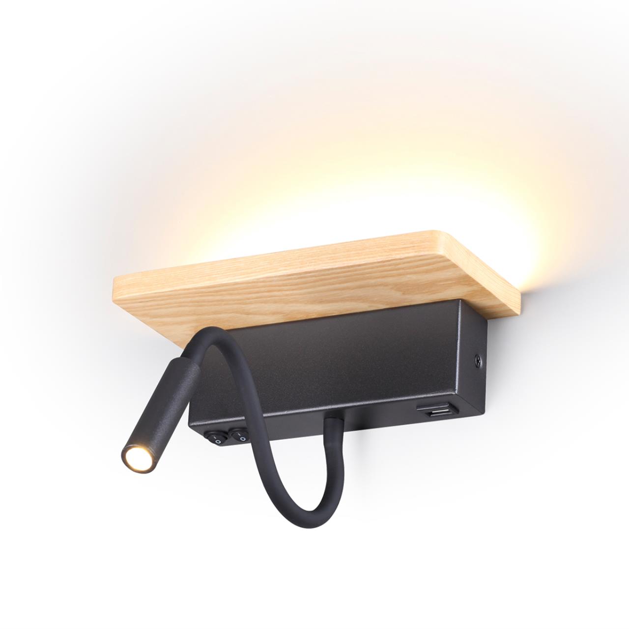 Картинка Бра Odeon Light Hightech Woody 3868/8WL