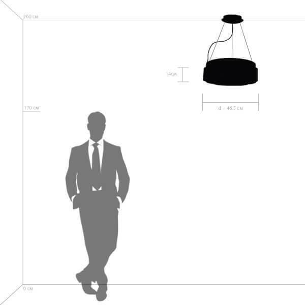 Дополнительная картинка Подвесная светодиодная люстра Lightstar Nibbler 812126