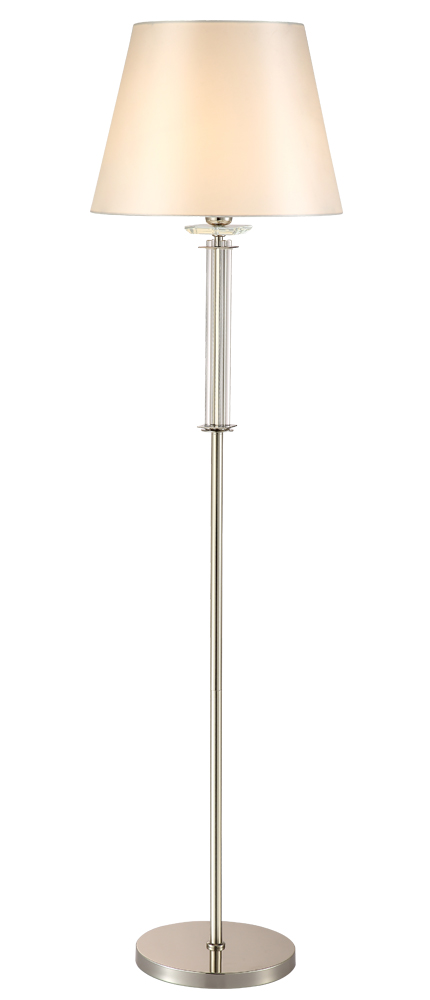 Торшер Crystal Lux NICOLAS PT1 NICKEL/WHITE Crystal Lux 3400/601 — фото 5