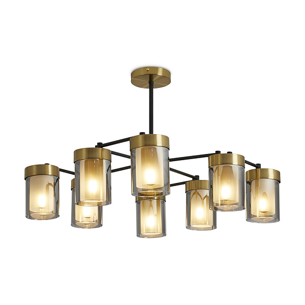 Дополнительная картинка Подвесная люстра Freya FR5432PL-08BBS