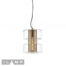 Подвесные Светильник подвесной iLamp Brick P7555-1 GD, доставка по Казахстану 