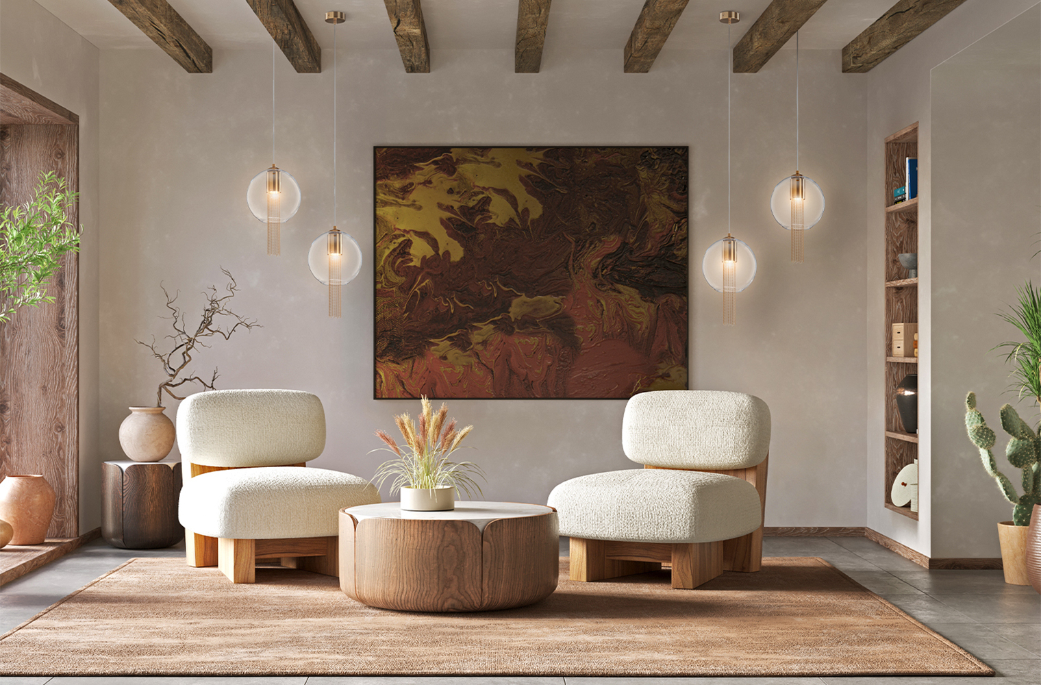 Дополнительная картинка Подвесной светильник Maytoni P095PL-01BZ