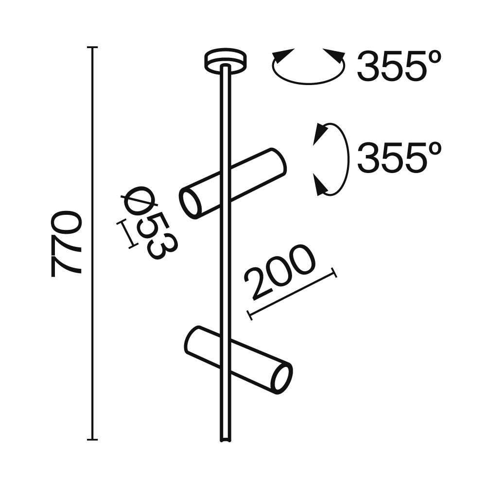 Дополнительная картинка Потолочный светильник Maytoni Elti C021CL-02W
