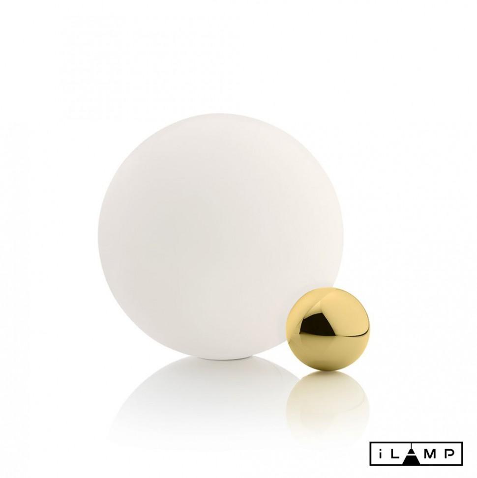 Картинка Настольный светильник iLamp MONO 10240T/1-D250 WHITE&GOLD