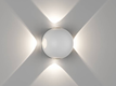 Настенный светильник SFERA-DBL, бел, 4Вт, 3000K, IP54, GW-A161-4-4-WH-WW