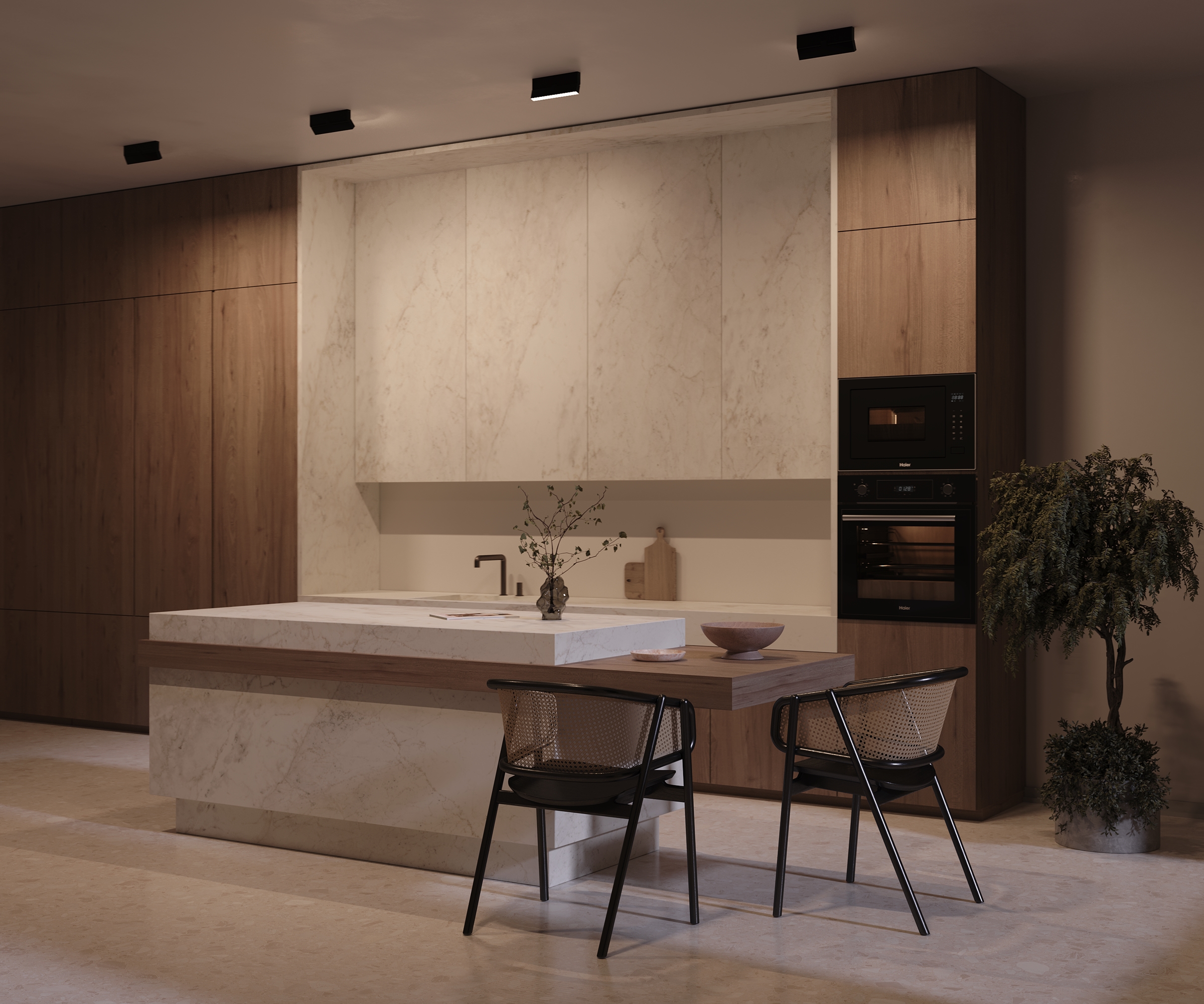 Картинка Потолочный светильник Technical C133CL-12W3K-B