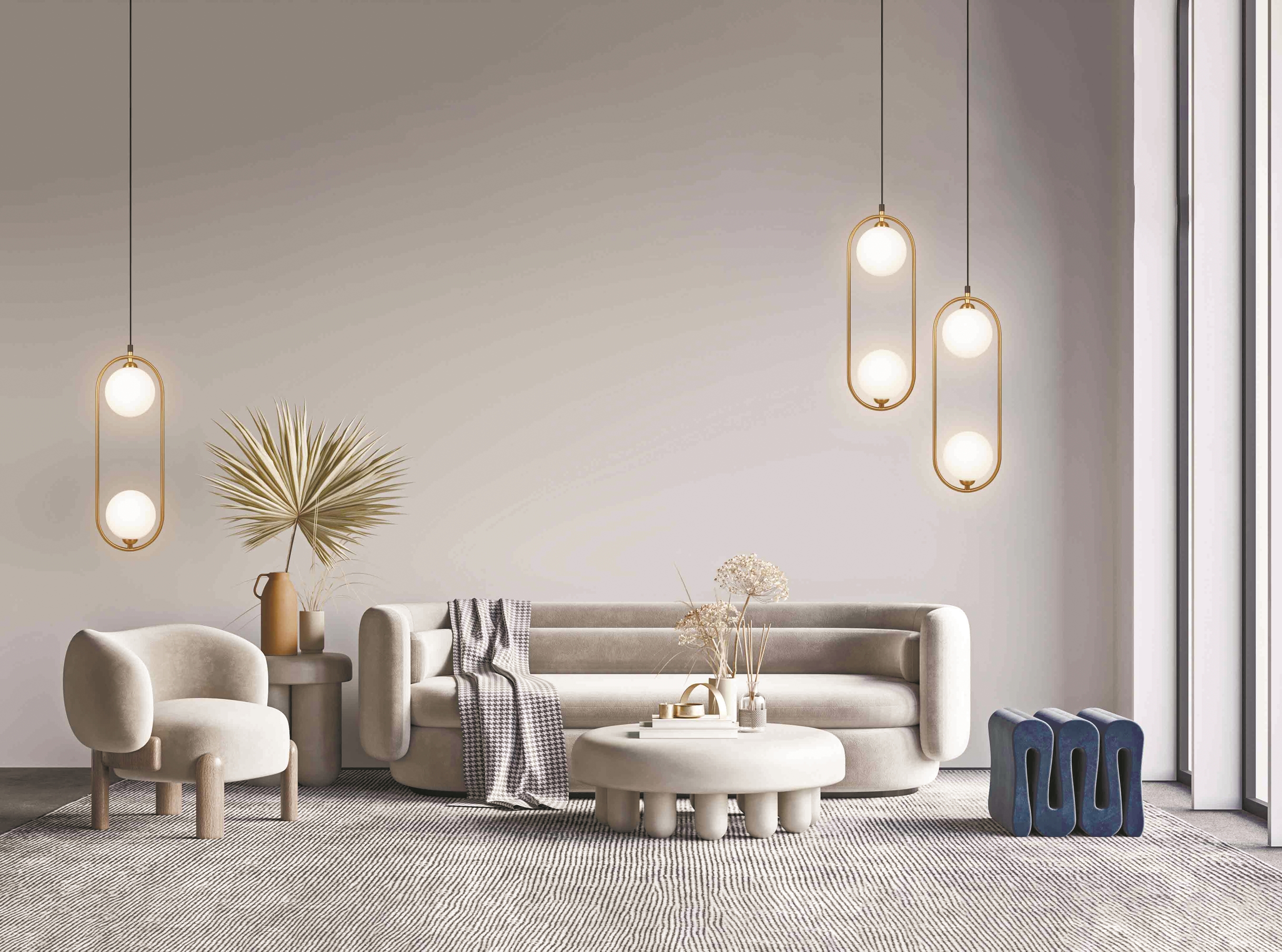 Дополнительная картинка Подвесной светильник Maytoni MOD013PL-02BS1