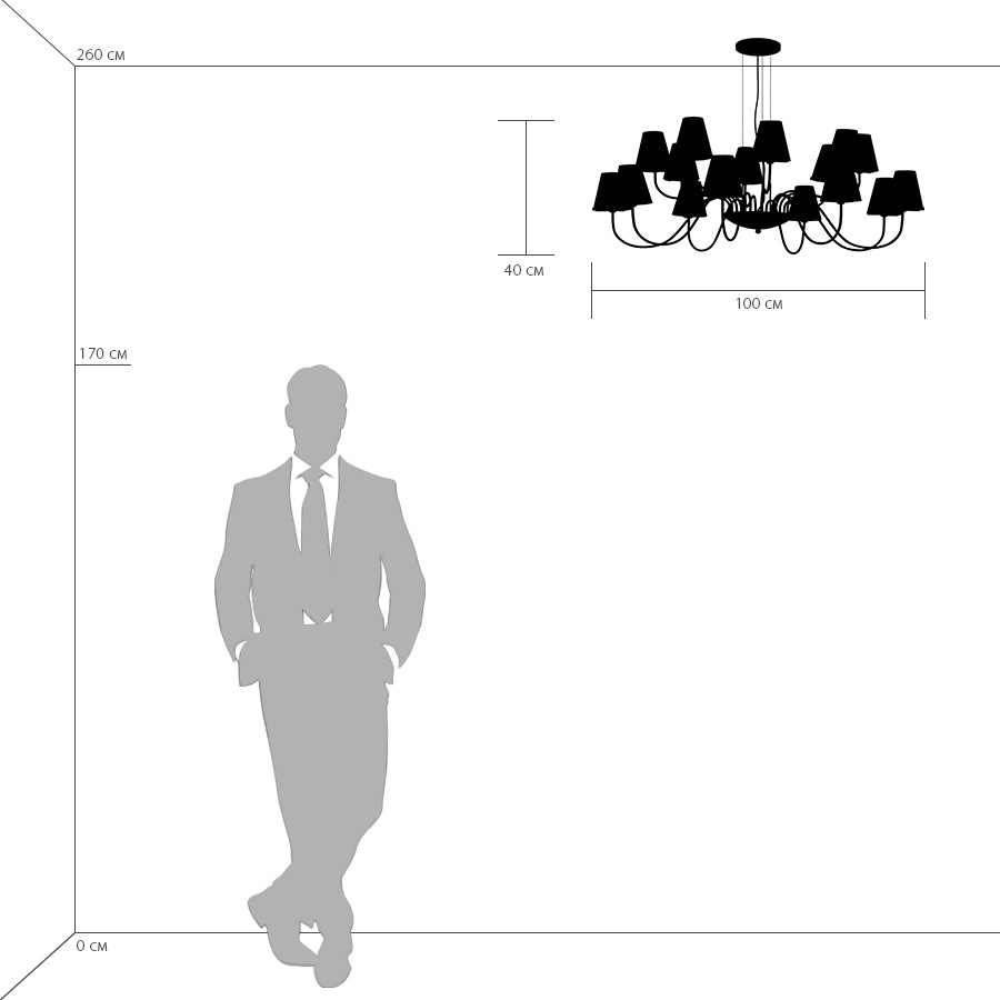 Картинка Подвесная люстра Lightstar Diafano 758162
