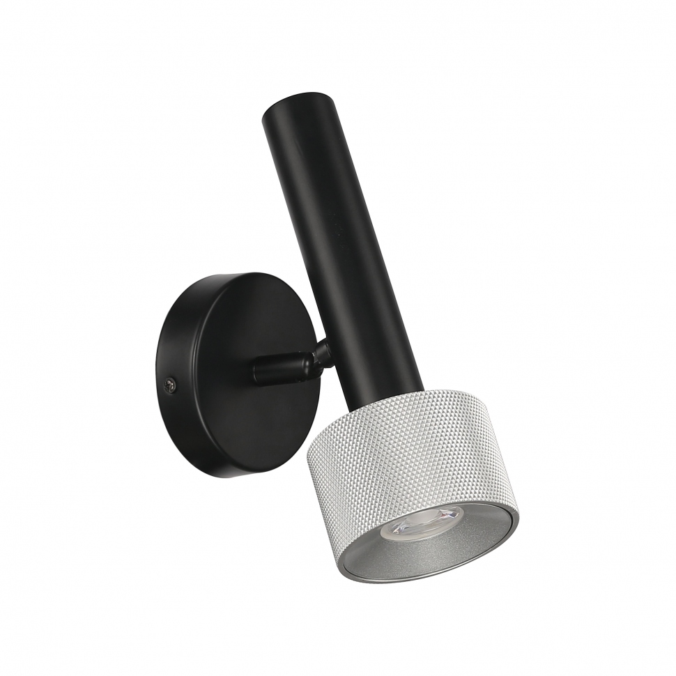 Картинка Светильник настенный iLedex Delta iLedex 2360-1 BK+SL