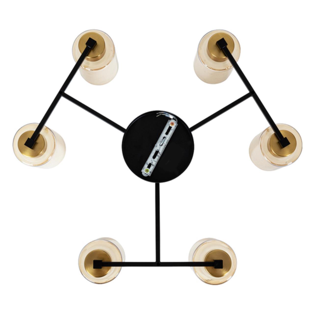 Дополнительная картинка Потолочный светильник Arte Lamp LEO A7027PL-6BK