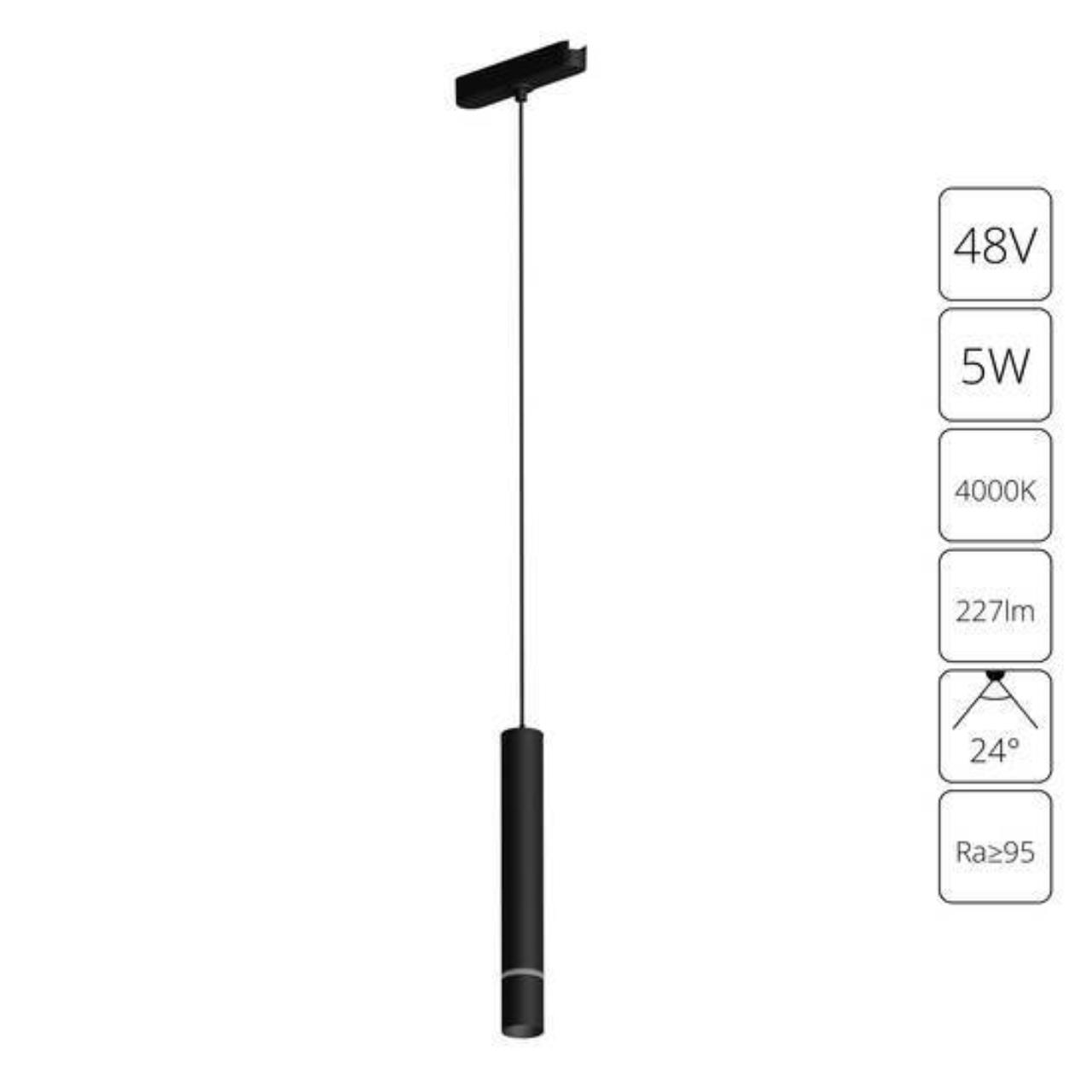 Дополнительная картинка Подвесной светильник Arte Lamp RAPID A6159PL-1BK