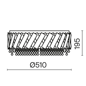 Дополнительная картинка Потолочный светильник Maytoni MOD017CL-05BS