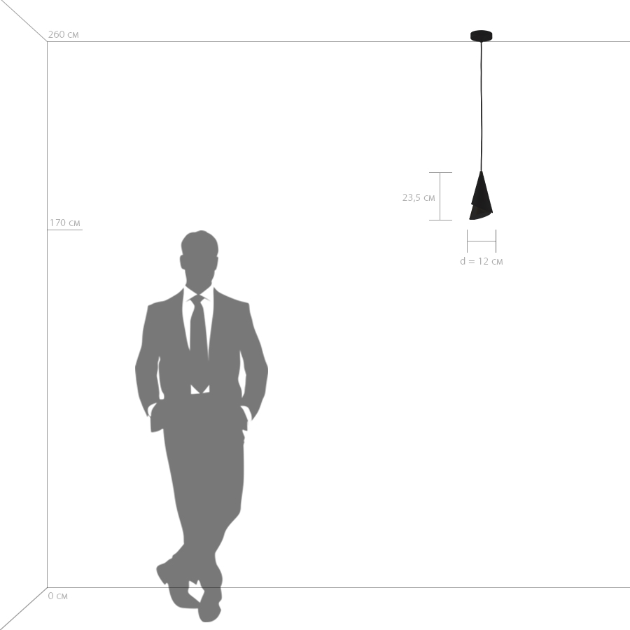 Картинка Подвесной светильник Lightstar Cone 757010