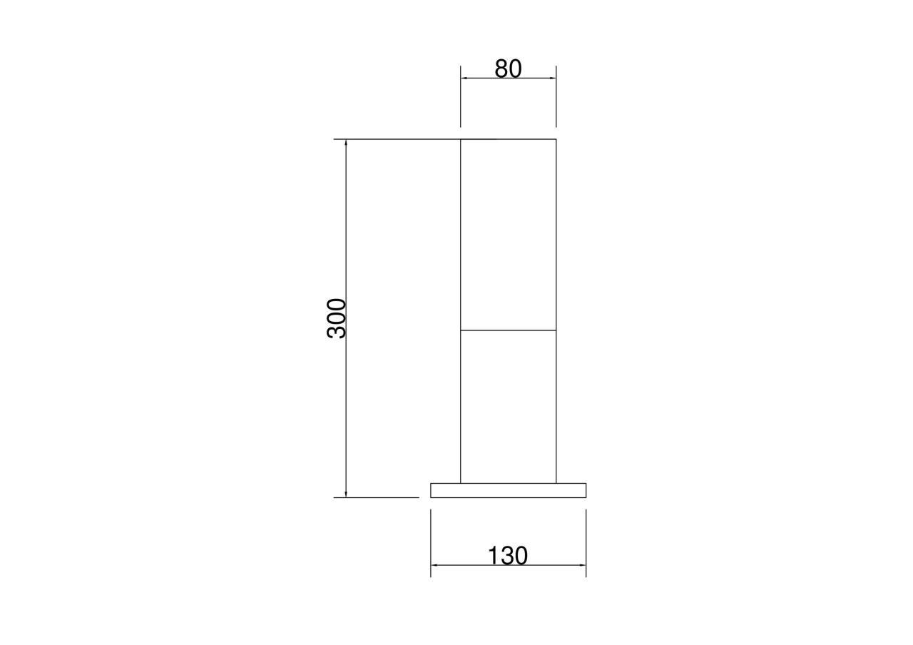 Дополнительная картинка Ландшафтный светильник Maytoni Outdoor O418FL-01B