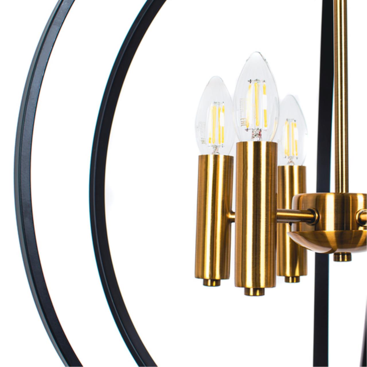 Картинка Подвесной светильник Arte Lamp CASTULA A7013SP-6BK