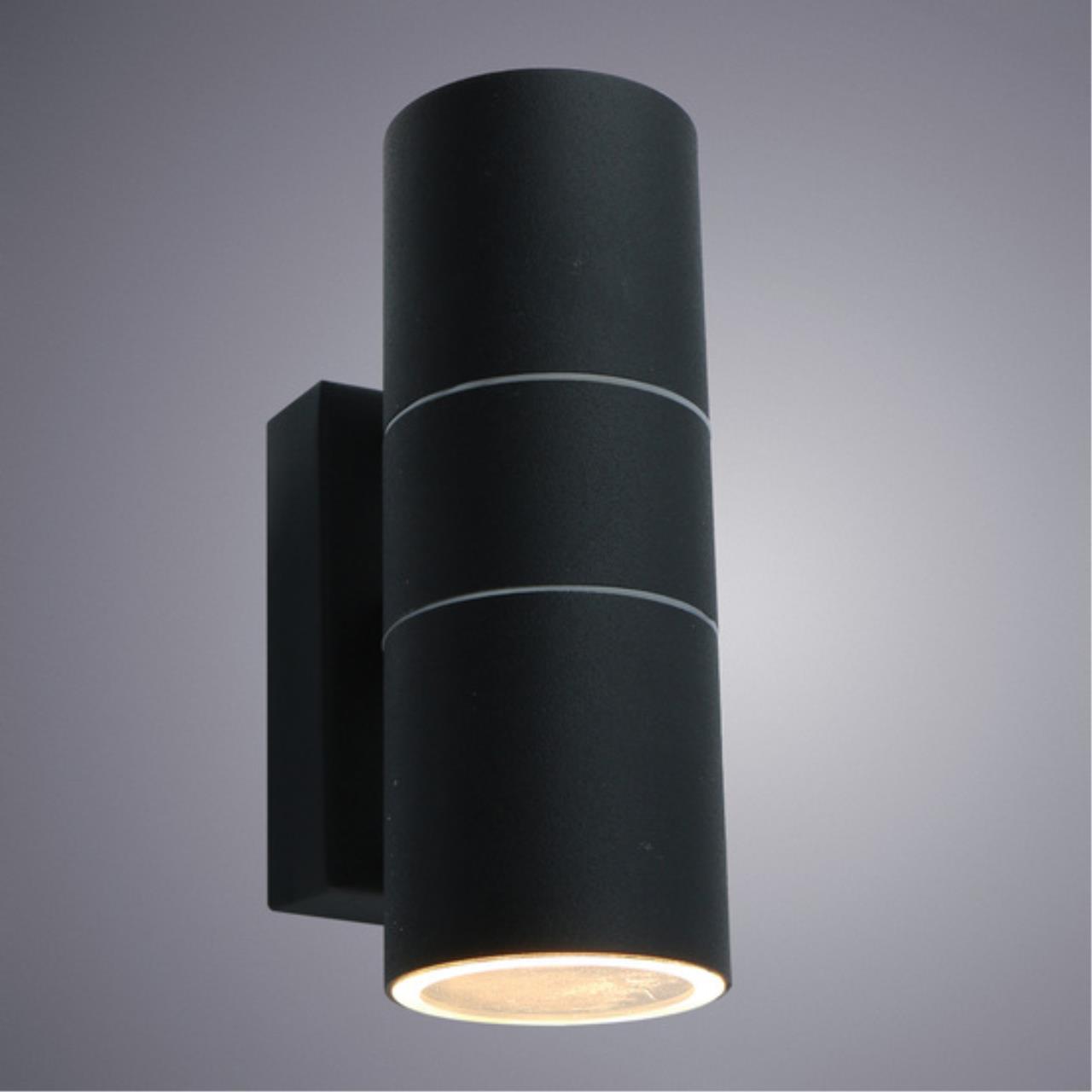 Картинка Уличный настенный светильник Arte Lamp Sonaglio A3302AL-2BK