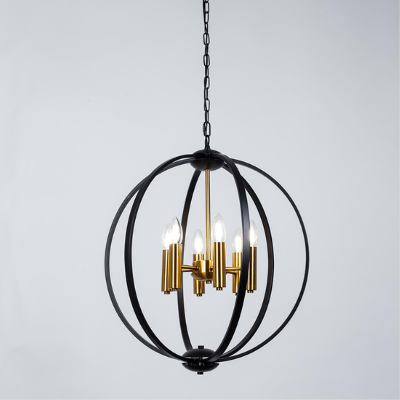 Картинка Подвесной светильник Arte Lamp CASTULA A7013SP-6BK