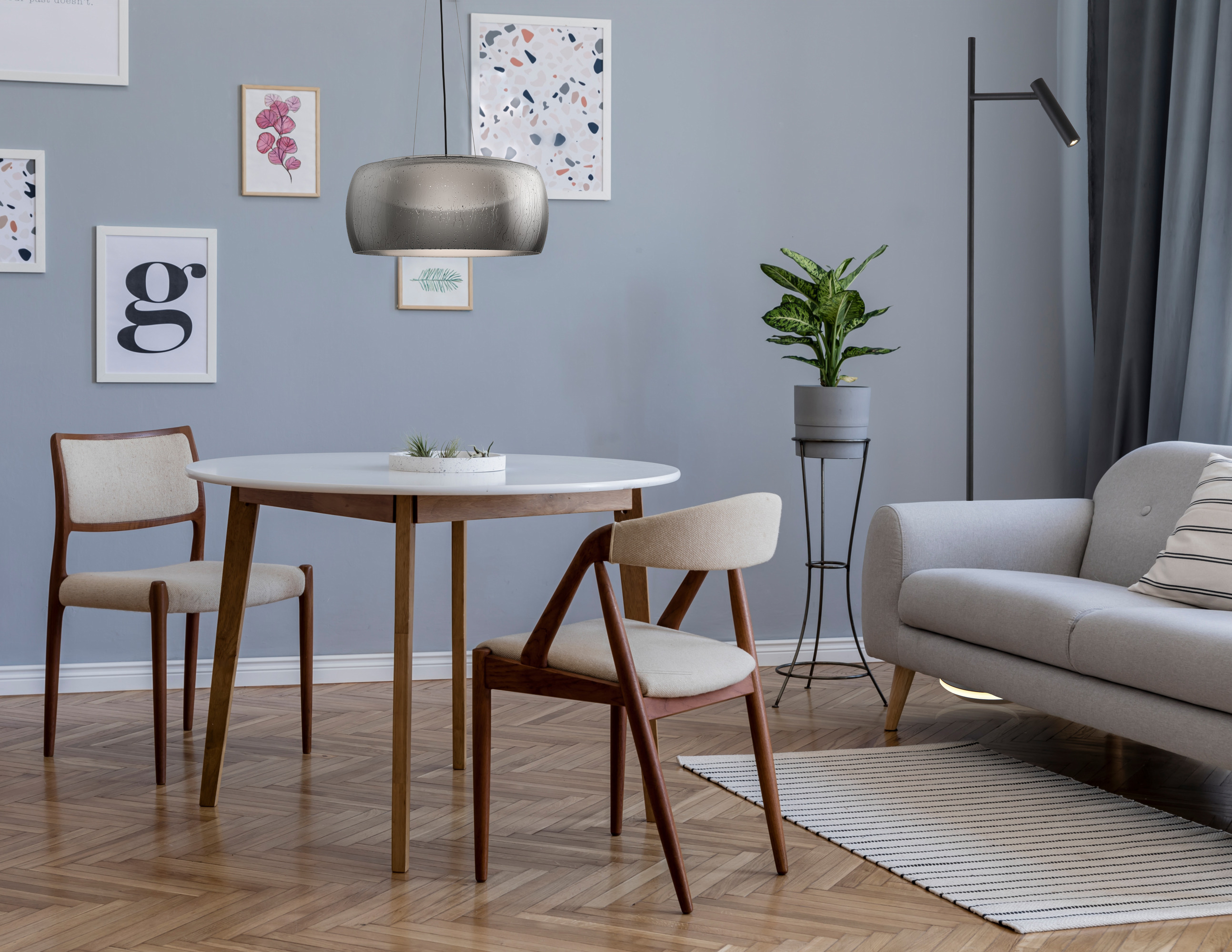 Картинка Торшер Maytoni Estudo Z010FL-L8B3K