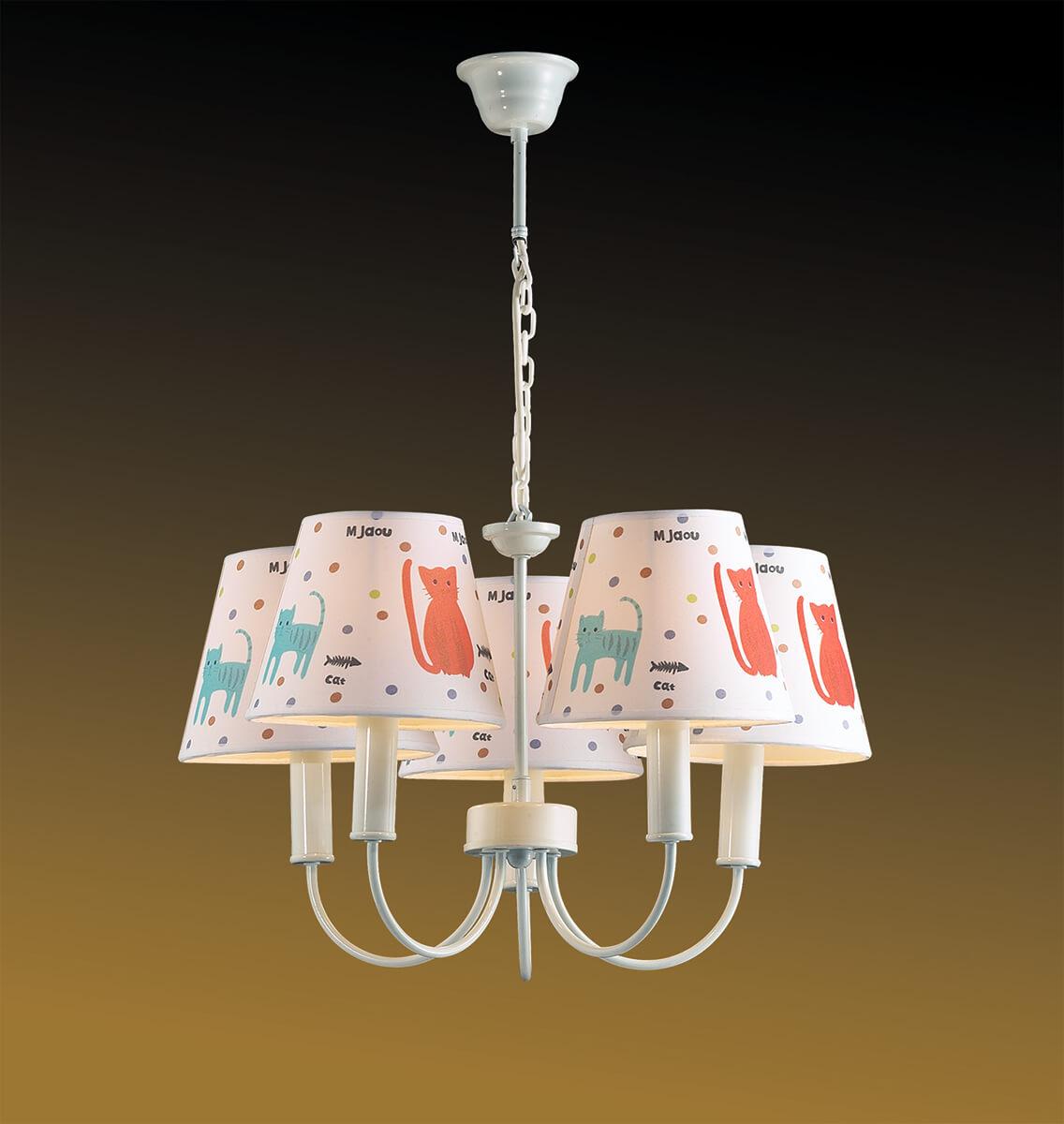 Картинка Подвесная люстра Odeon Light Cats 2279/5