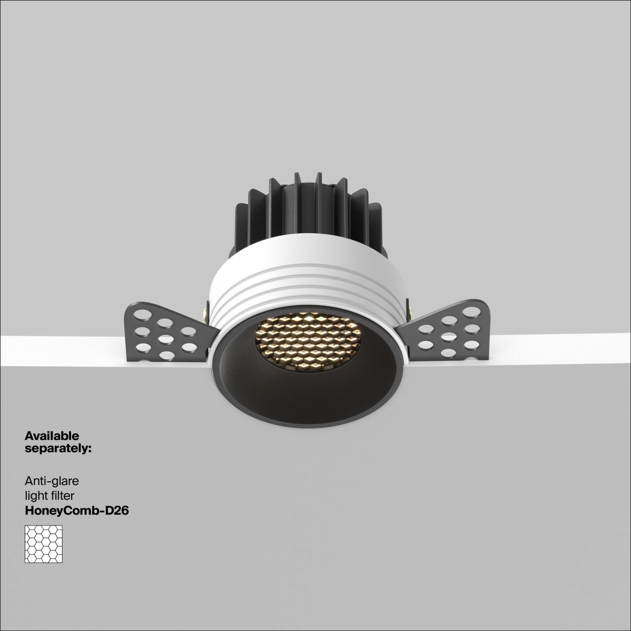 Дополнительная картинка Встраиваемый светильник Technical DL058-7W3K-TRS-B