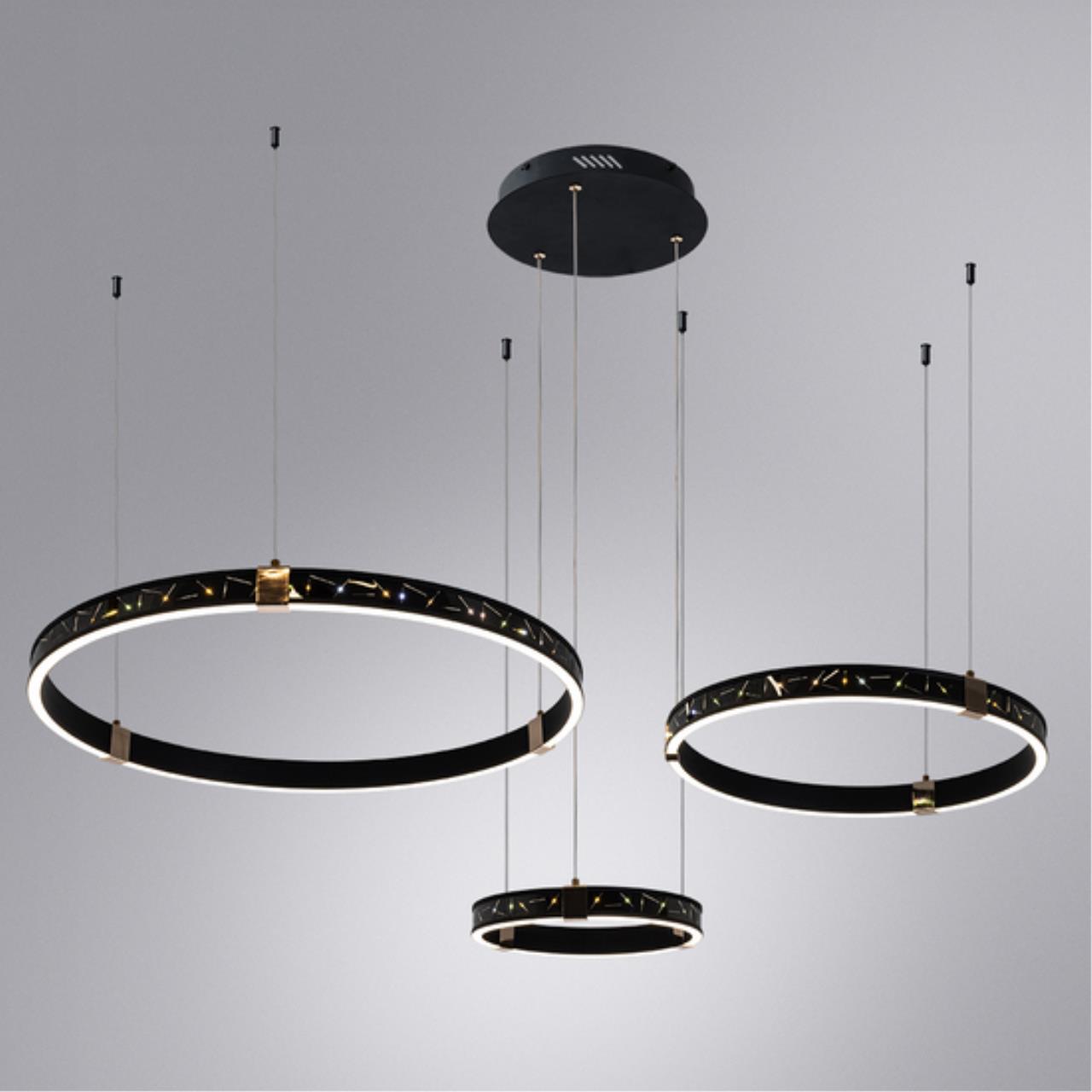 Картинка Подвесной светильник Arte Lamp SHINE A2222SP-3BK