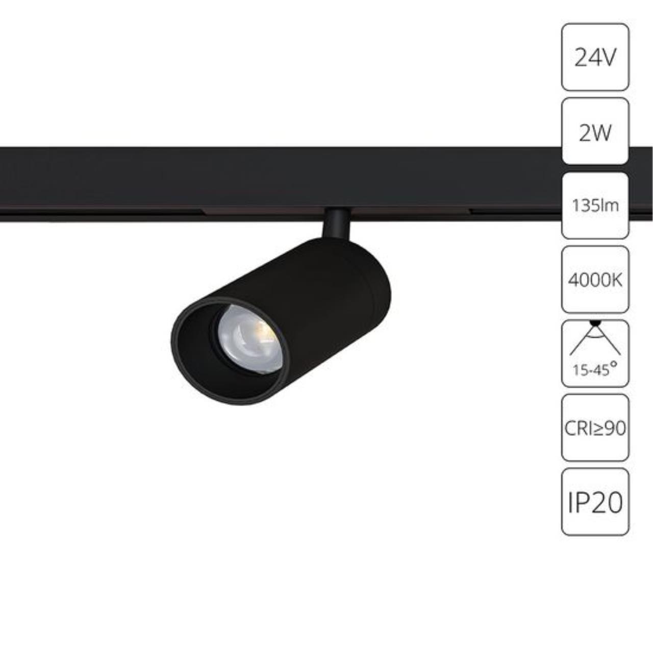 Дополнительная картинка Трековый светильник Arte Lamp PRESTO A6227PL-1BK