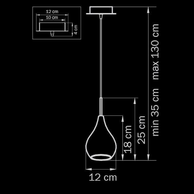 Картинка Подвесной светильник Lightstar Pentola 803033