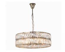 newport 10120 10125+3/c gold new , люстра, polished champagne gold clear crystal d63*h20/120 cm e14, доставка по Казахстану 