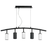 lr735372363 люстра rullo 5х50w gu10 черный - белый  571735 - 214437-2 - 214436-3, доставка по Казахстану 