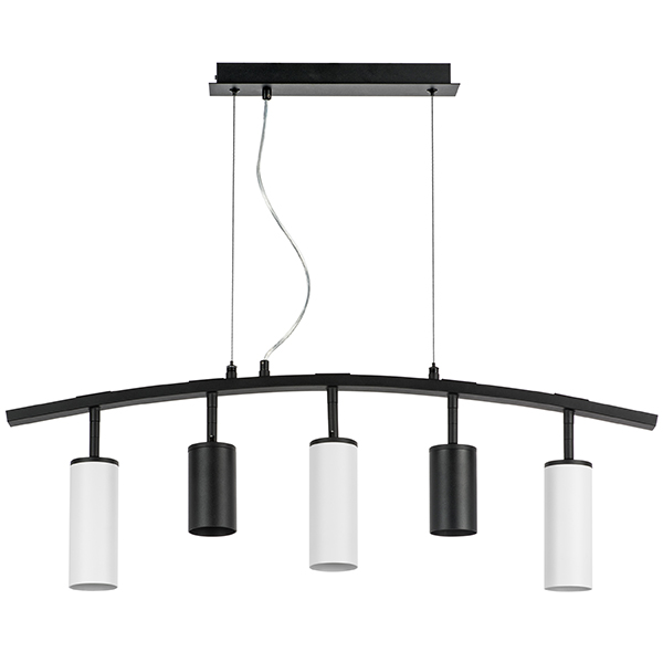 lr735372863 люстра rullo 5х50w gu10 черный - белый  571735 - 214437-2 - 214486-3, доставка по Казахстану 