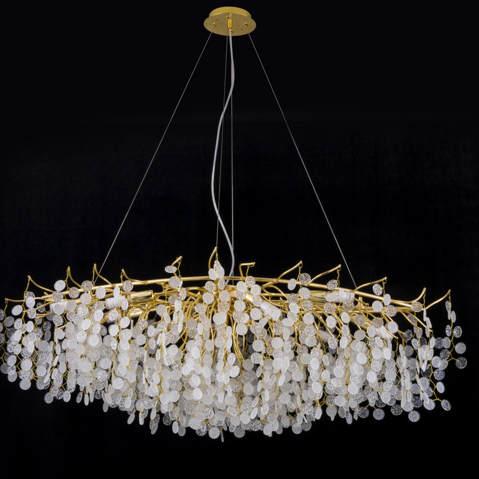 подвесная люстра ilamp savage 7004-l1200 gd, доставка по Казахстану 