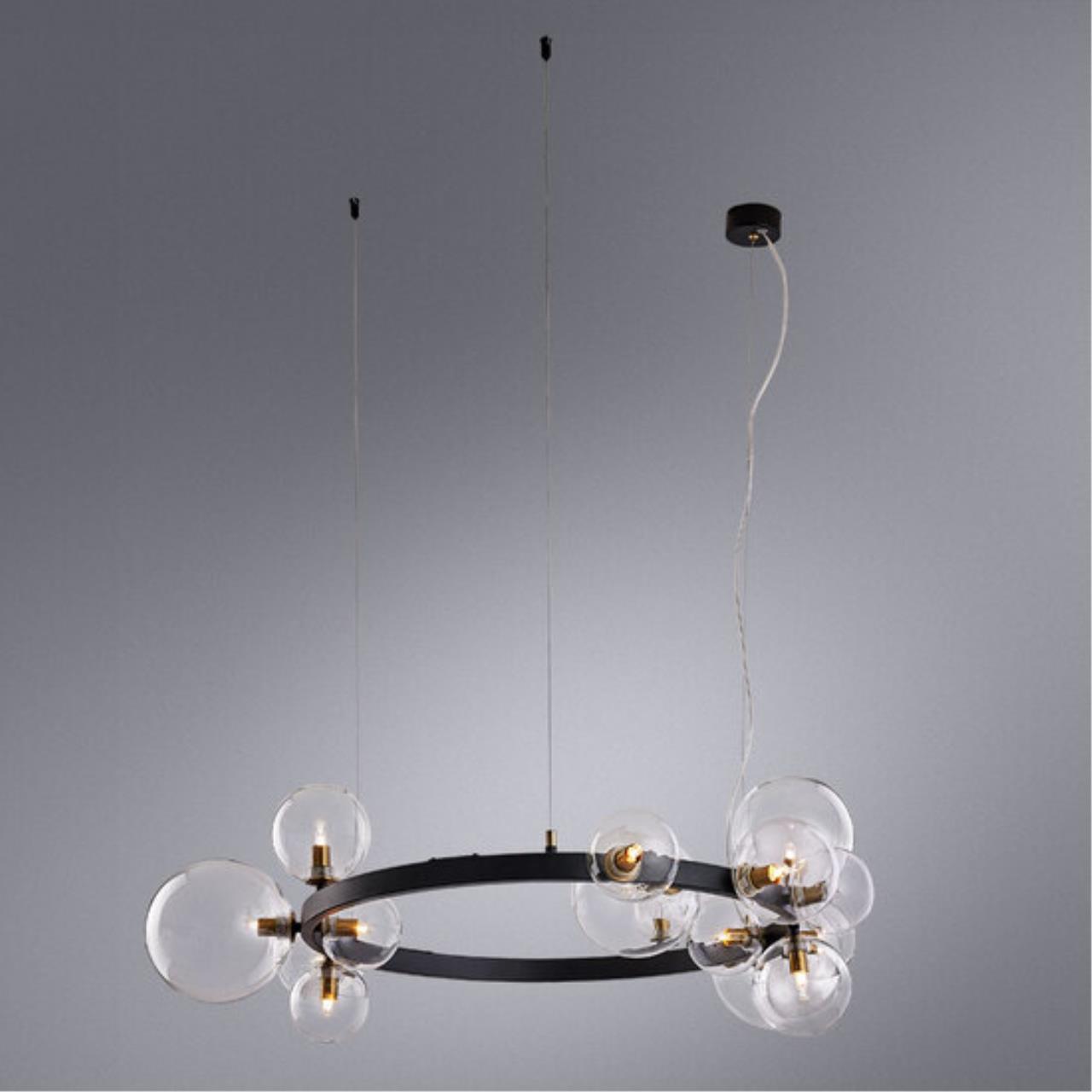 Картинка Подвесная люстра Arte Lamp Vincent A7790SP-15BK