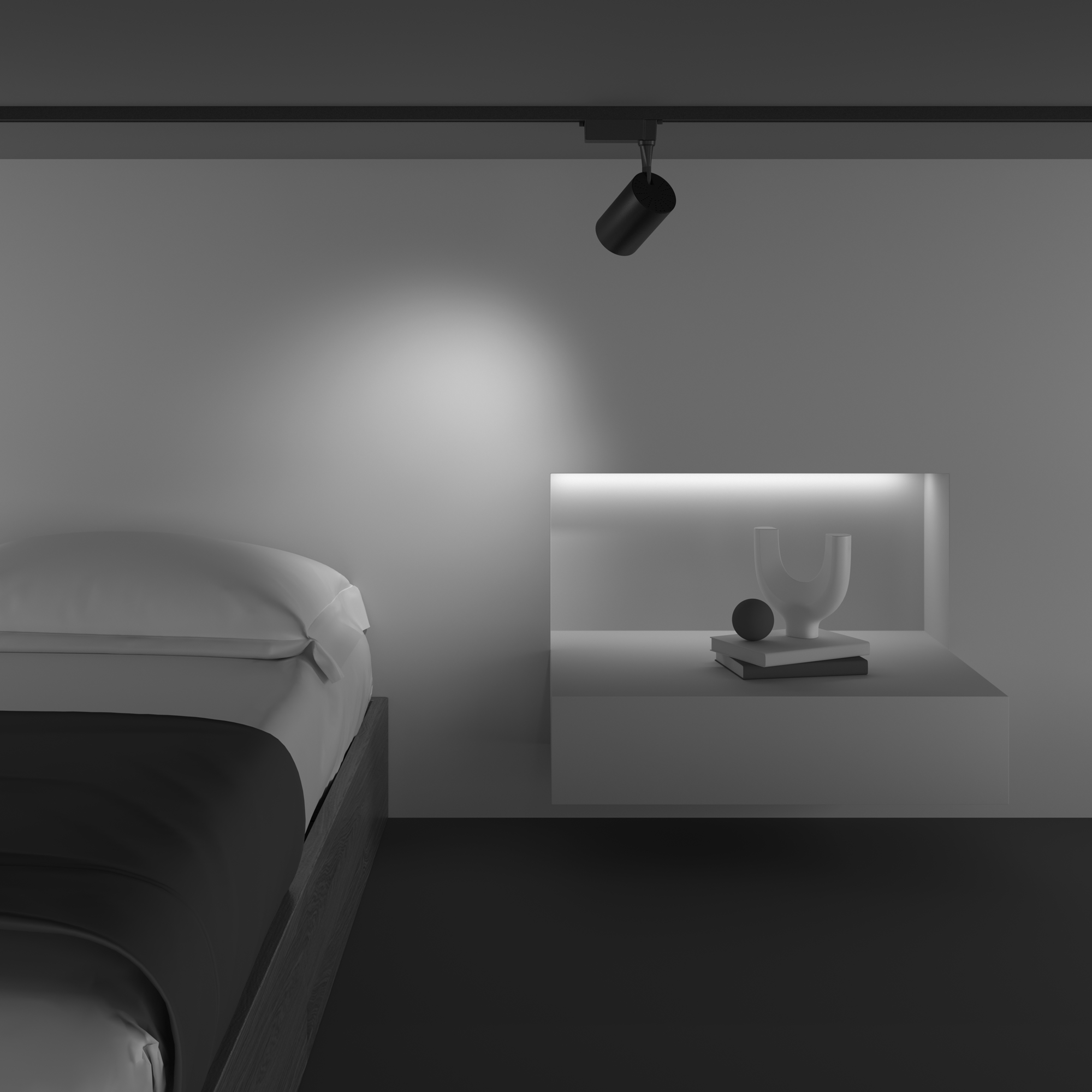 Картинка Трековый светильник Technical TR003-1-10W4K-M-B Vuoro