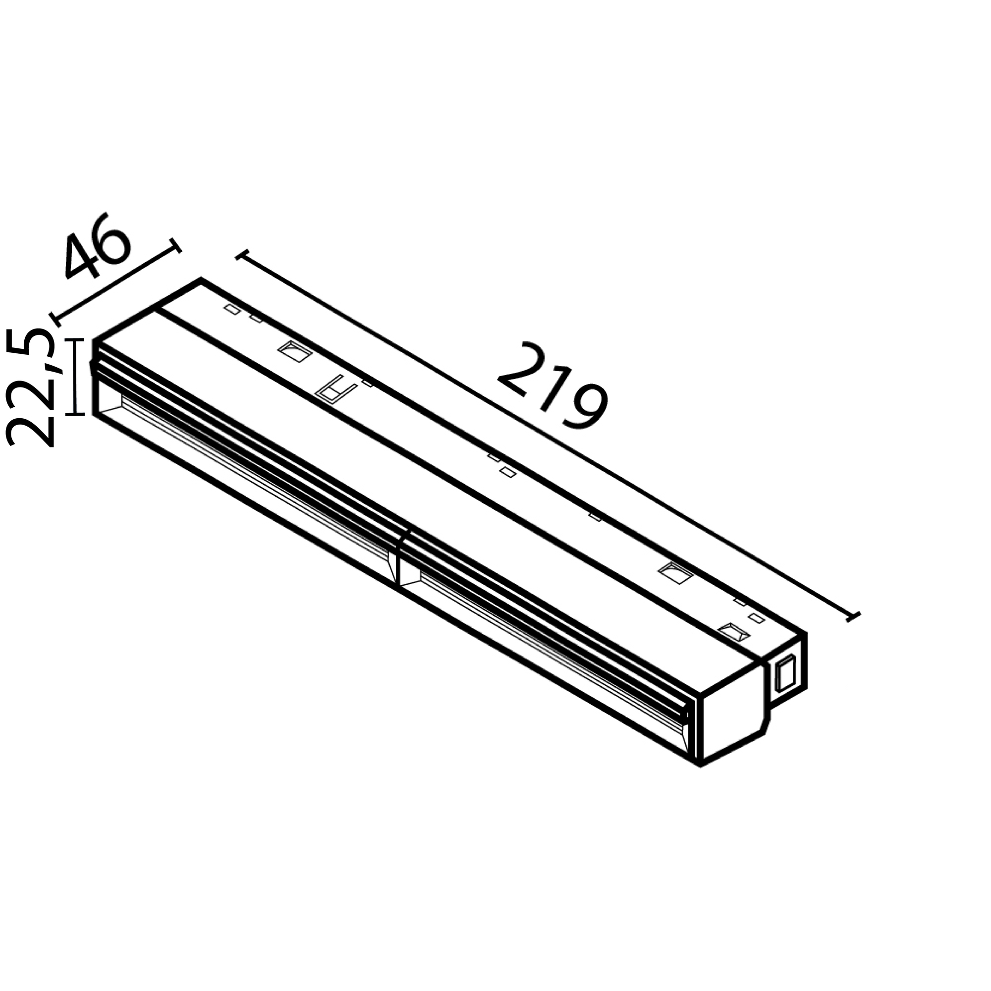 Дополнительная картинка Трековый светильник Technical TR106-2-12W3K-W