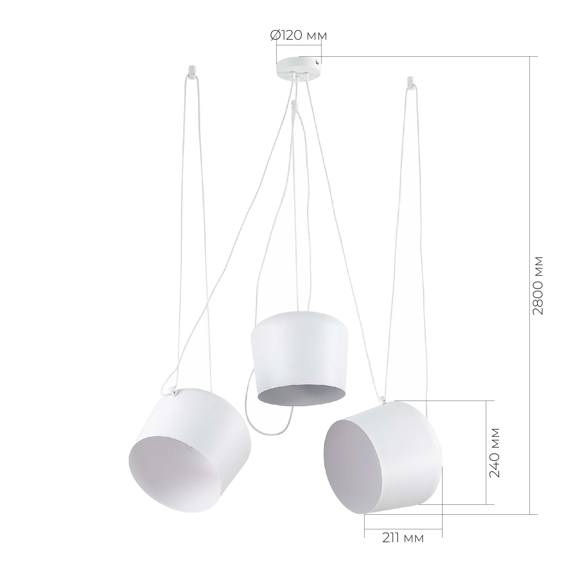 Дополнительная картинка Подвесная люстра Evoluce Trieste SLE120653-03