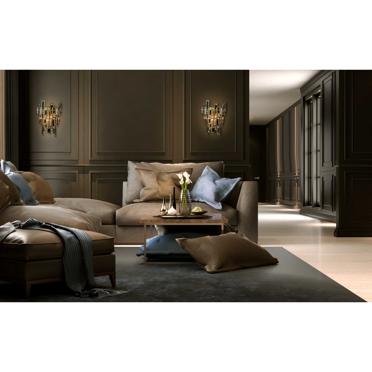 Картинка Настенный светильник MW-Light Монарх 2 121020402