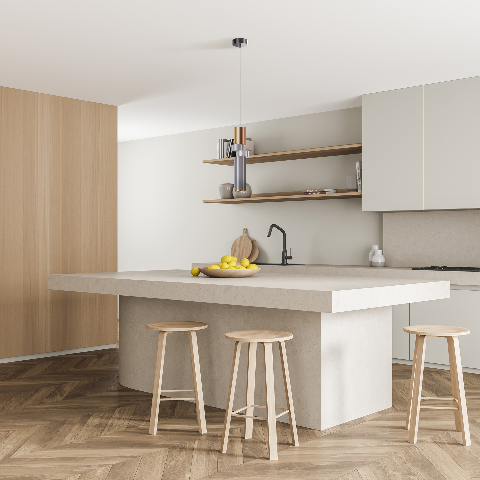 Дополнительная картинка Подвесной светильник Maytoni MOD303PL-01CFL3