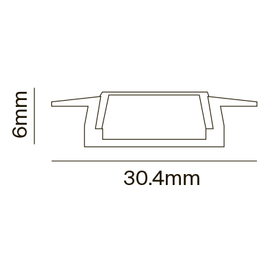 Картинка Комплектующие к светодиодной ленте Technical ALM003S-2M