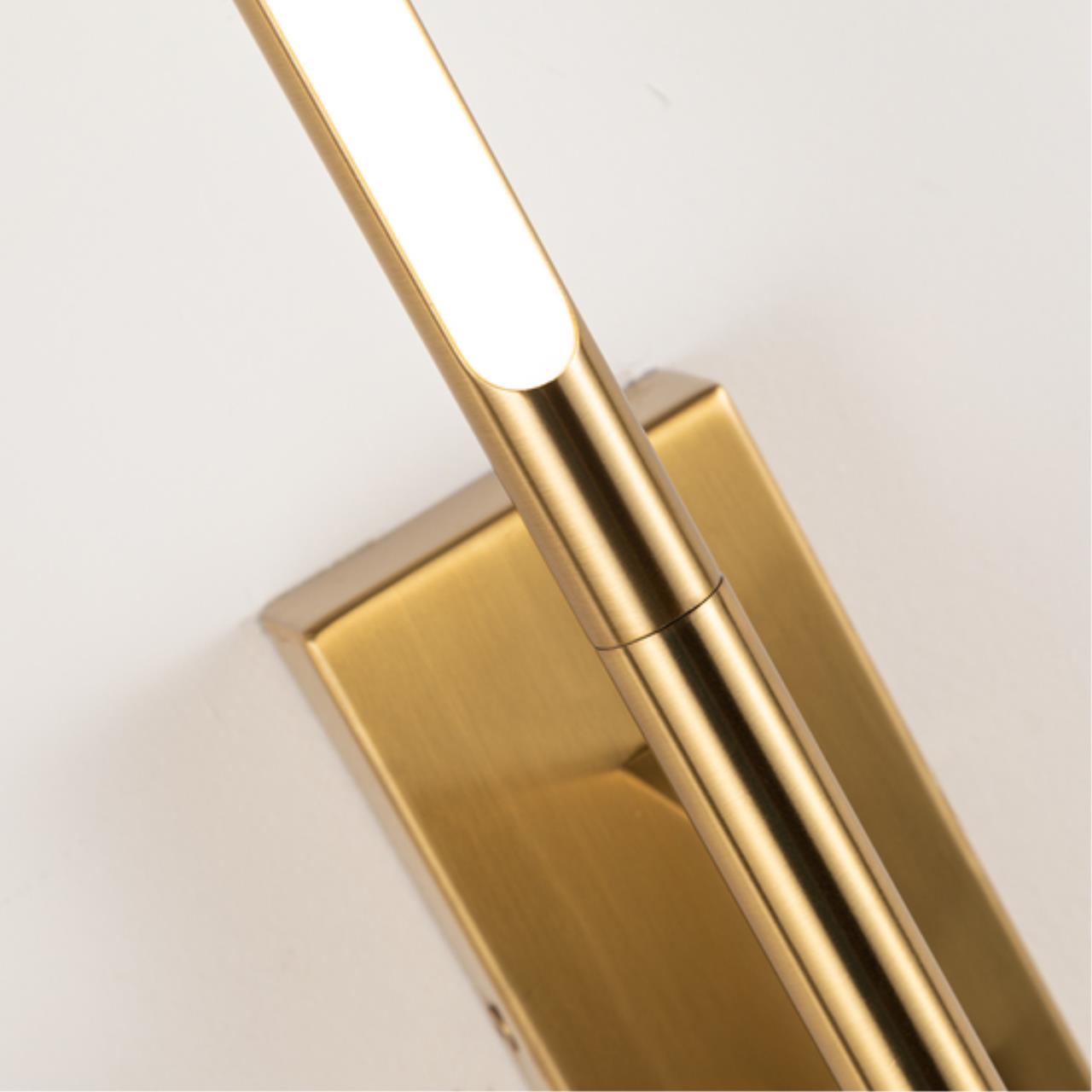 Картинка Настенный светильник Arte Lamp LINES A2029AP-1PB