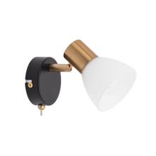 С 1 плафоном на стену Настенный светильник Arte Lamp Falena A3117AP-1BK, доставка по Казахстану 