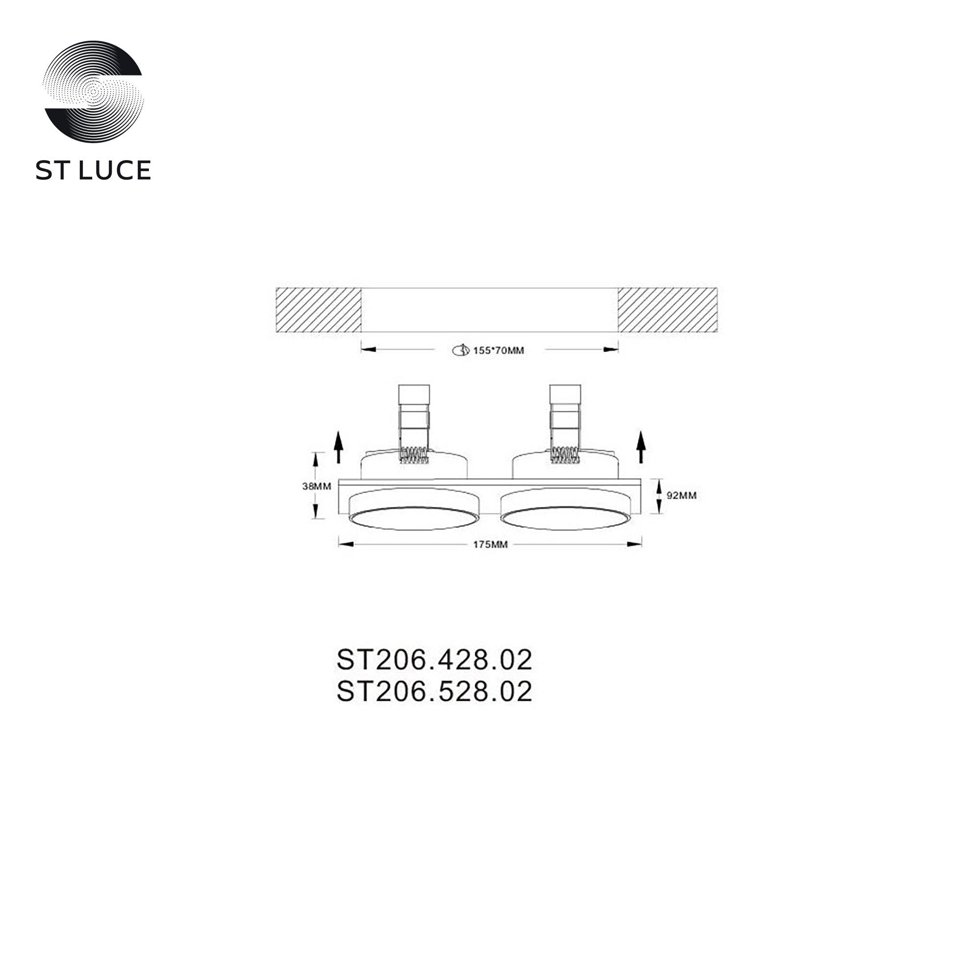 Картинка Встраиваемый светильник ST Luce ST206.528.02