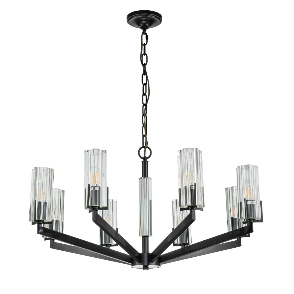 Картинка Подвесная люстра Belfast Malone 6035-8 BL CL