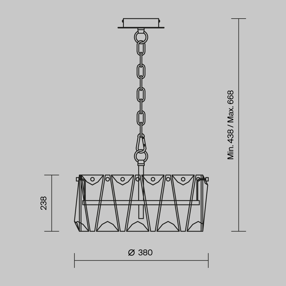 Дополнительная картинка Подвесной светильник Maytoni Puntes MOD043PL-04G