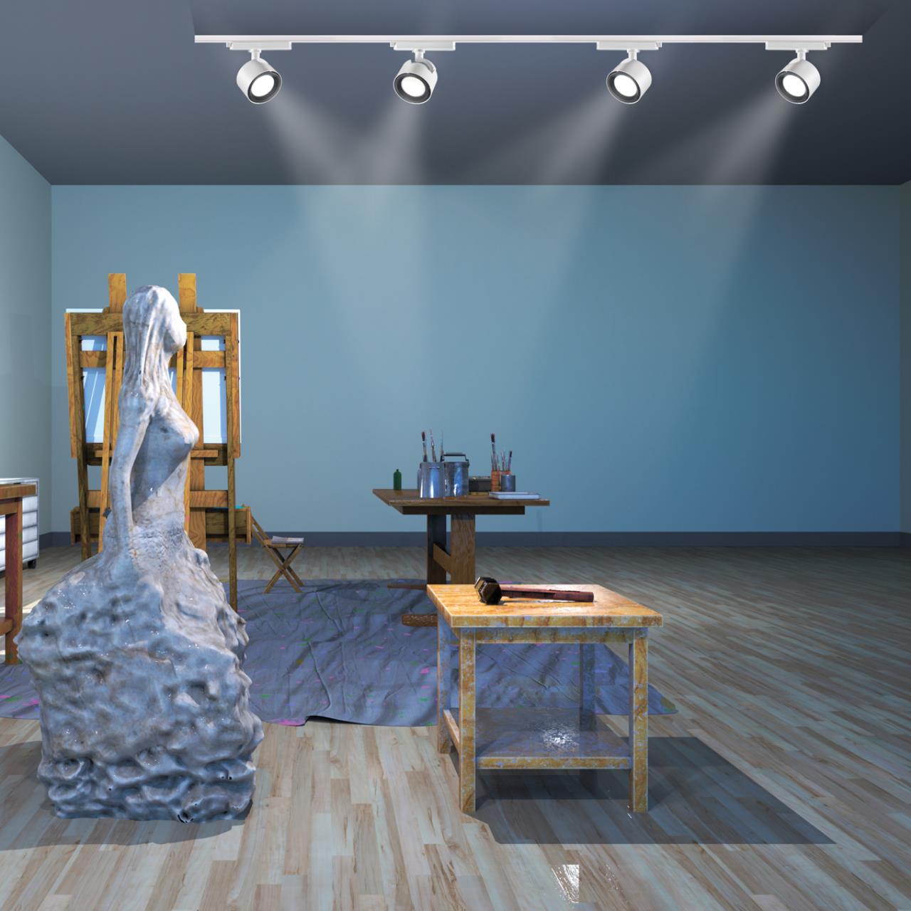 Дополнительная картинка Трековый светодиодный светильник Novotech Port Pirum 358432