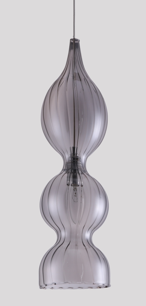 Картинка Светильник подвесной Crystal Lux IRIS SP1 B SMOKE Crystal Lux 2074/201