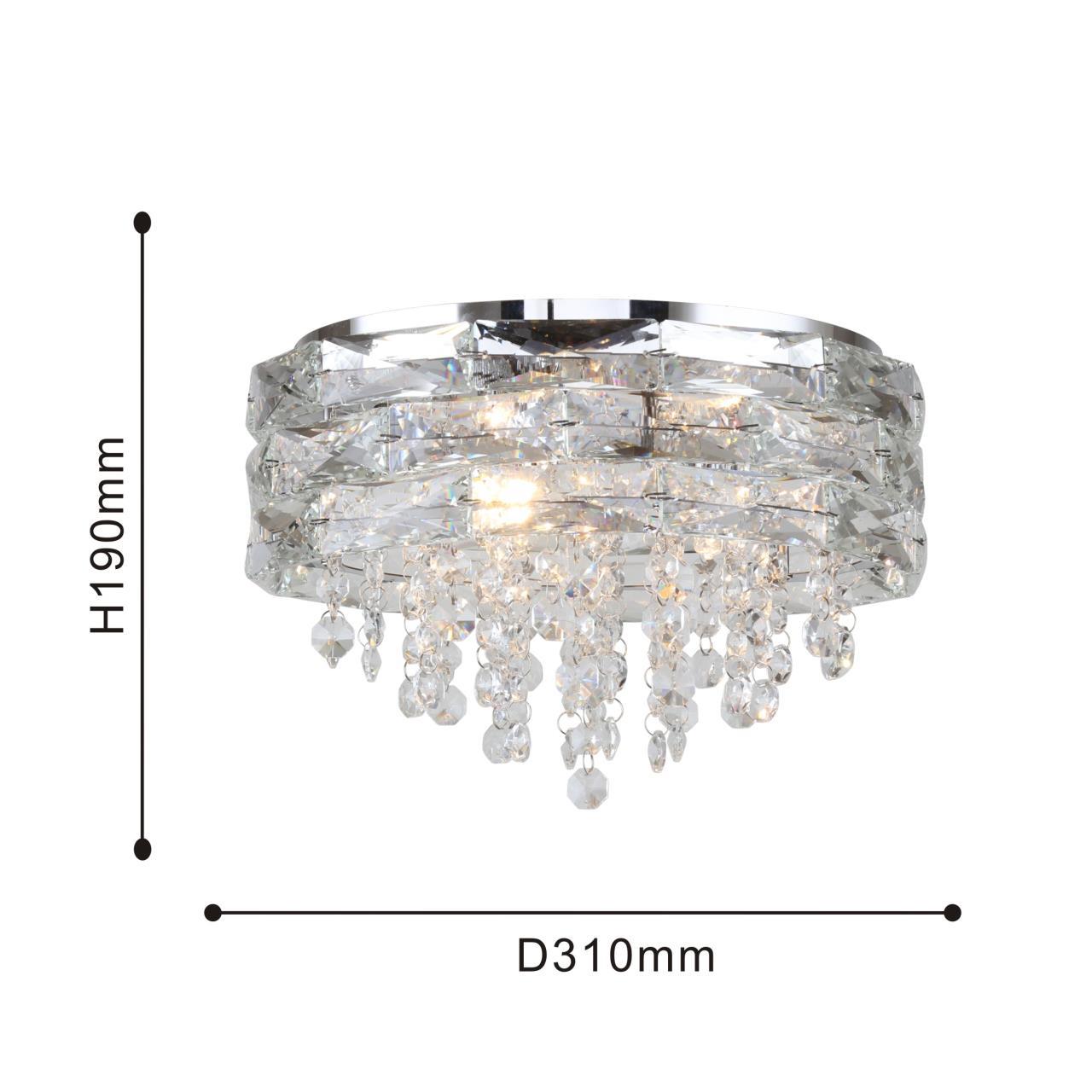 Дополнительная картинка Потолочная люстра Icicle 4250-3C