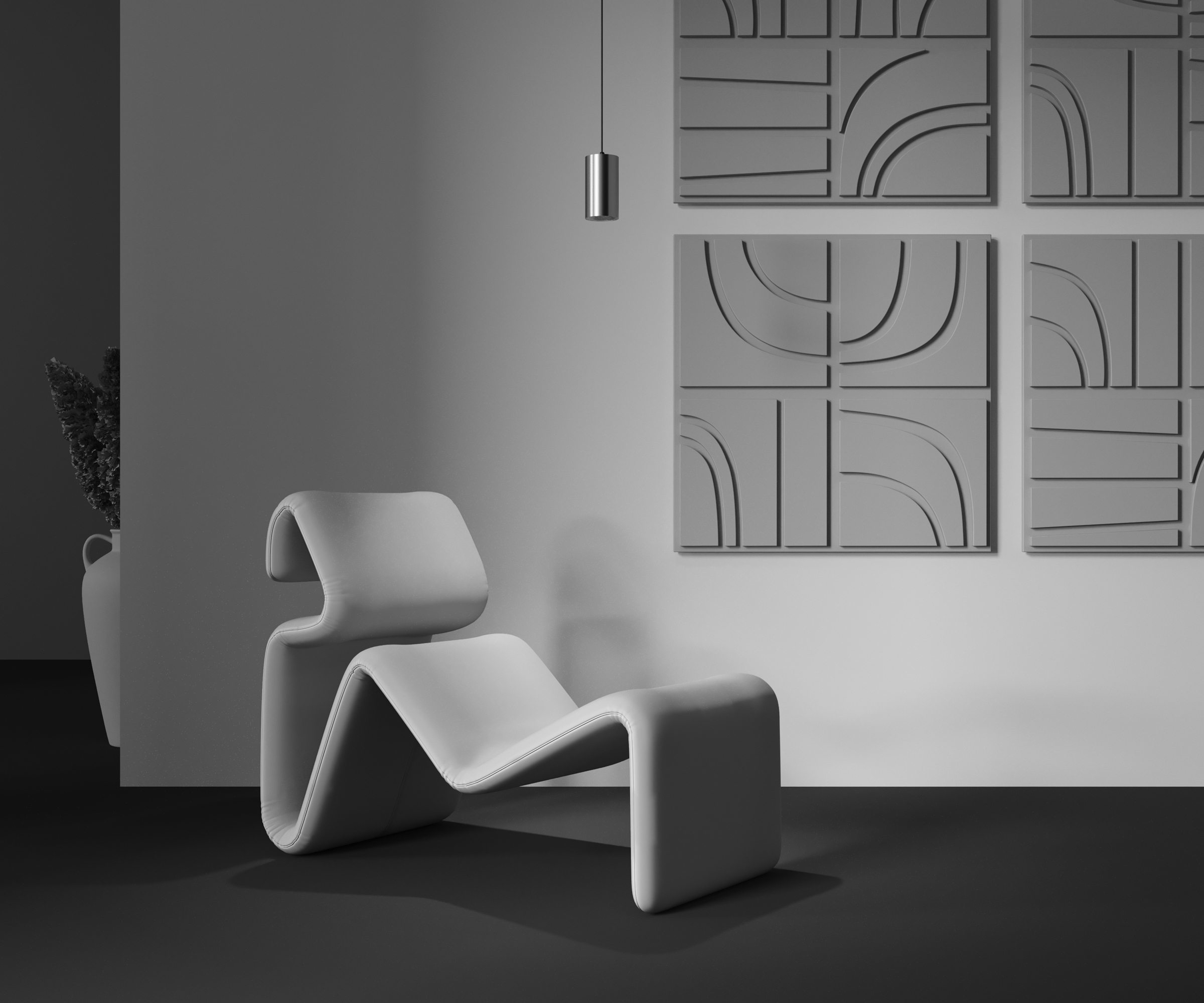 Дополнительная картинка Подвесной светильник Technical P100PL-20W4K-BS