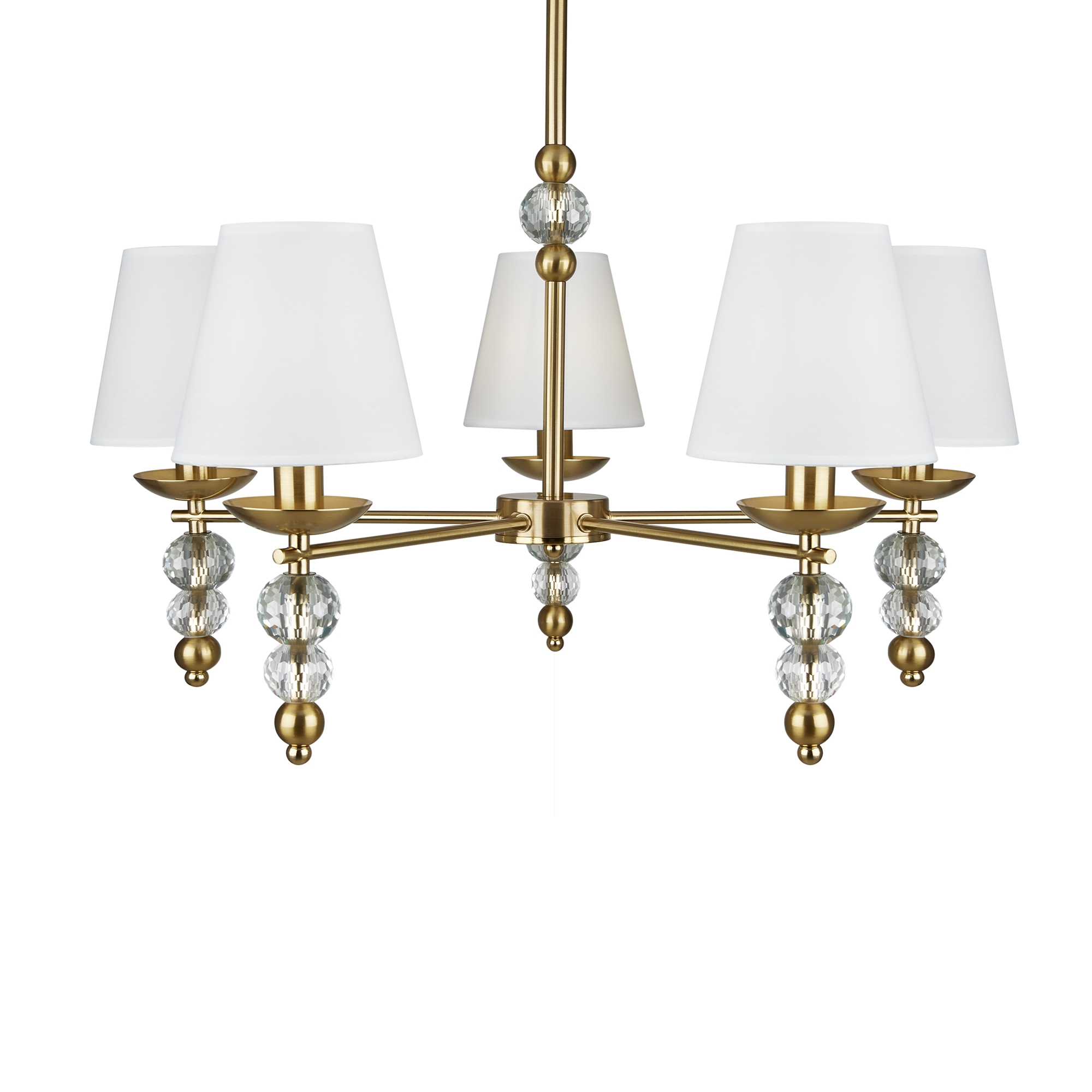 Дополнительная картинка Потолочная люстра Freya Crystal FR1009CL-05BS