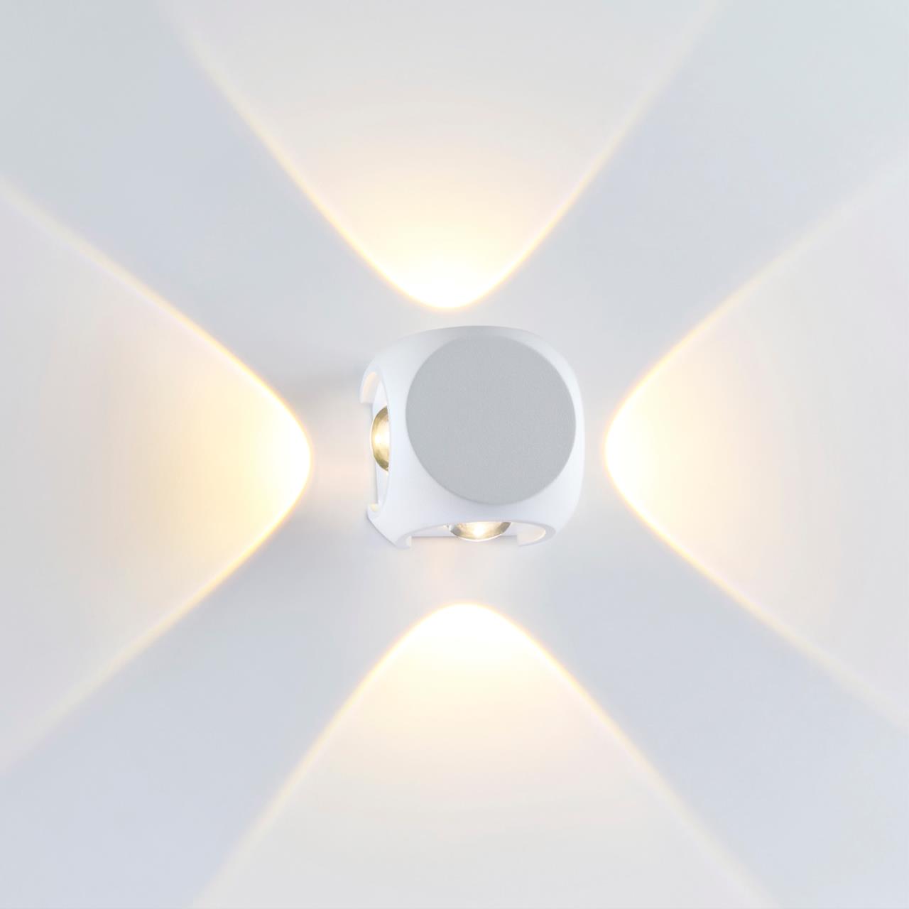 Картинка Уличный настенный светодиодный светильник Odeon Light Hightech Miko 4221/8WL
